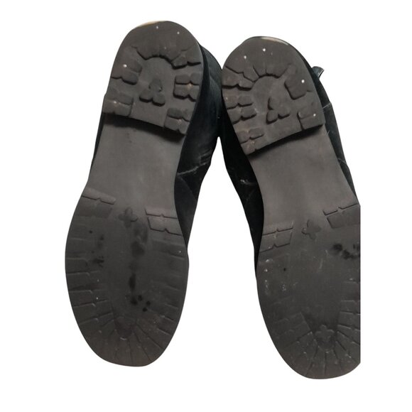 Alfani Vermont Womens Suede Leather Shearling Triple Buckle Size 8 Riding Boots - Picture 5 of 12